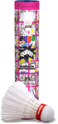 

ANAND'S Queen Feather Shuttle - White(Medium slow, 76, Pack of 12)