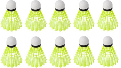 KING FITNESS PLAYERS CHOICE KOOX Nylon Shuttle Multicolor Medium, 77, Pack of 10