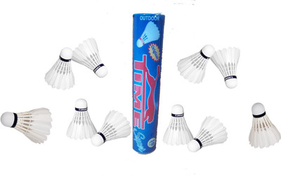 

JD Sports TIME Feather Shuttle - White(Medium, 77, Pack of 10)