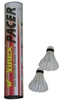 

Vinex Pacer Feather Shuttle - White(Medium, 77, Pack of 10)