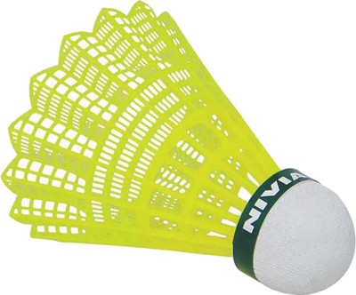 

Nivia Nylon Nylon Shuttle - Green, Yellow(Medium, 77, Pack of 6)