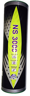 

Victor Shuttlecock 3000 Nylon Shuttle - Yellow(Slow, 75, Pack of 6)