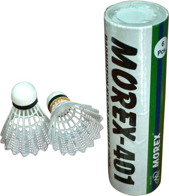 

Morex 401 Nylon Shuttle - White(Medium, 77, Pack of 6)