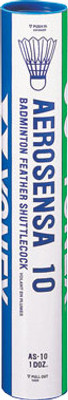 

Yonex Aerosensa 10 Feather Shuttle - White(Medium, 77, Pack of 12)