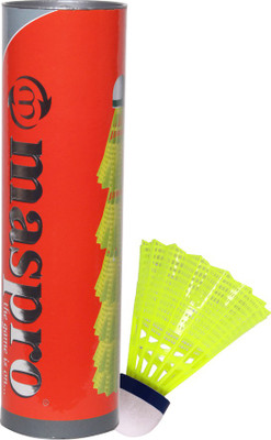 

Maspro Mas- 7000 Nylon Shuttle - Yellow(Medium, 77, Pack of 6)