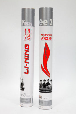 

Li-Ning A+62XD Feather Shuttle - White(Medium, 77, Pack of 15)