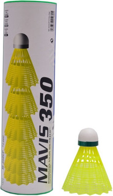 

Yonex Mavis 350 Nylon Shuttle - Green(Medium, 72, Pack of 6)