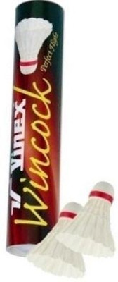 

Vinex Wincock Feather Shuttle - White(Medium, 77, Pack of 10)