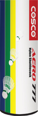 

Cosco Aero-777 Plastic Shuttle - Multicolor(Medium, 77, Pack of 6)