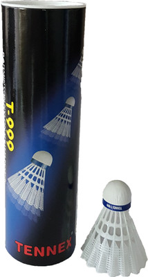 

Tennex T-999 Nylon Shuttle - White(Medium, 77, Pack of 6)