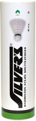 

Silver's Pro 570 Nylon Shuttle - White(Slow, 75, Pack of 6)