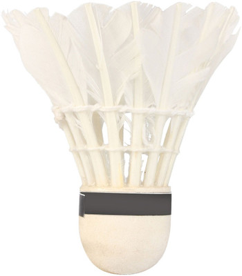 Mrbidea Danish Feather Shuttle White Medium, 77, Pack of 10