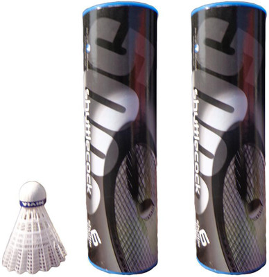 

Nivia Shuttlecock Band Nylon Shuttle - White(Medium, 77, Pack of 6)