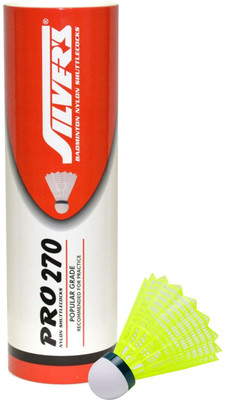 

Silver's Pro 270 Nylon Shuttle - Multicolor(Slow, 75, Pack of 6)