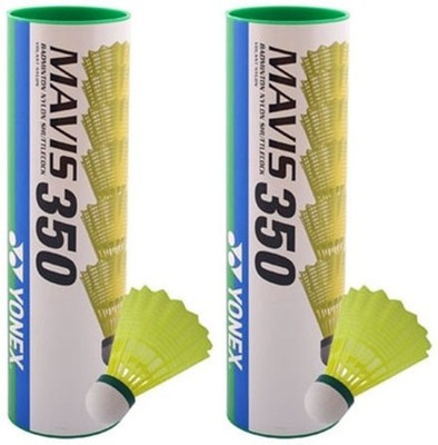 

Yonex Mavis 350 Plastic Shuttle - Yellow(Slow, 75, Pack of 12)
