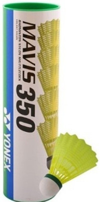35 Off On Yonex Mavis 350 Green Cap Nylon Shuttle Multicolor Slow 77 Pack Of 6 On Flipkart Paisawapas Com