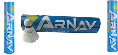 

Arnav A1 Plastic Shuttle - White(Medium, 77, Pack of 30)