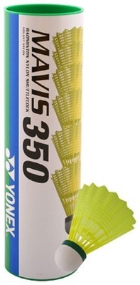 Yonex Mavis 350 Plastic Shuttle - Yellow(Slow, Pack of 6) available at flipkart for Rs.889