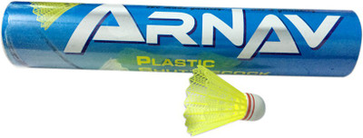 

Arnav A1 Plastic Shuttle - Yellow(Medium, 77, Pack of 10)