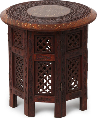 

Decorhand Stylish Delight Solid Wood End Table(Finish Color - Brown)