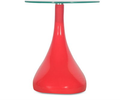 

Godrej Interio Vegas Glass Corner Table(Finish Color - Red)
