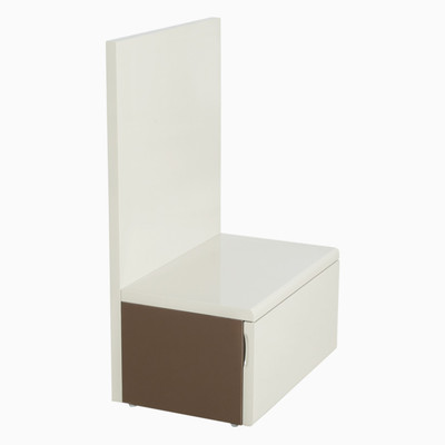 

Godrej Interio Flute Engineered Wood Bedside Table(Finish Color - Camel)