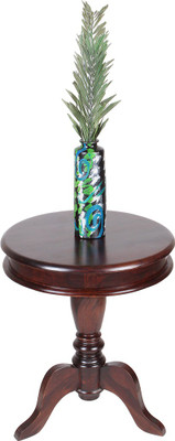 

Wood Dekor Solid Wood Side Table(Finish Color - Dark Brown)