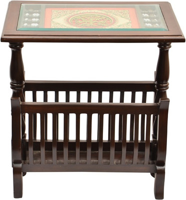 

ExclusiveLane Teak Wood Solid Wood Bedside Table(Finish Color - Walnut Brown)