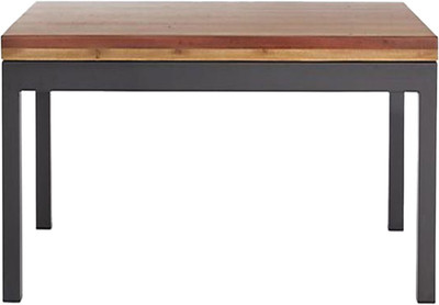 

WOOD CREATION Metal Side Table(Finish Color - Walnut)