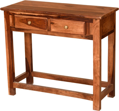 

Induscraft Solid Wood Console Table(Finish Color - Brown)