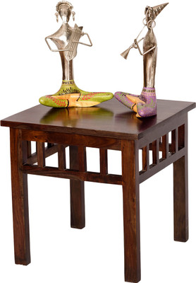

Induscraft Solid Wood End Table(Finish Color - Brown)