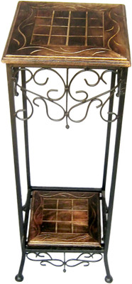 

Acme Production 07 Metal Side Table(Finish Color - Walunt Brown)