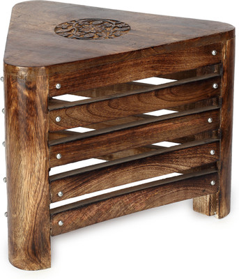 

Onlineshoppee Solid Wood End Table(Finish Color - American Chestnut)