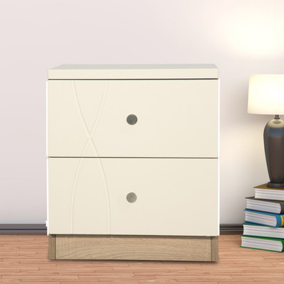 Godrej Interio Zen Engineered Wood Bedside Table(Finish Color - Sonoma Oak)