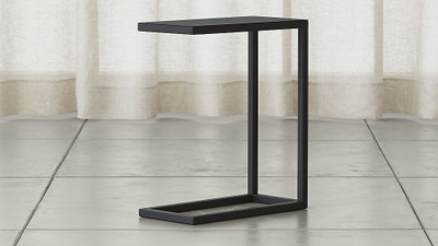 

WOOD CREATION Metal Side Table(Finish Color - BLACK)