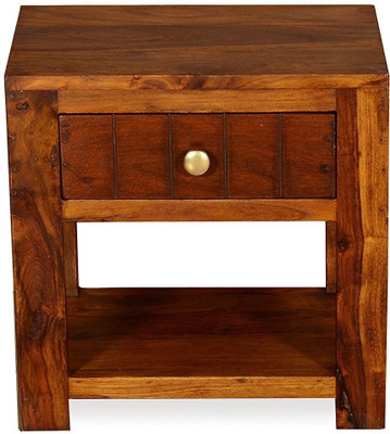 

Ringabell Jaron Solid Wood Bedside Table(Finish Color - Teak Finish)