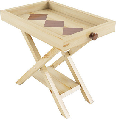 

Smalshop Solid Wood Side Table(Finish Color - Natural Pine)
