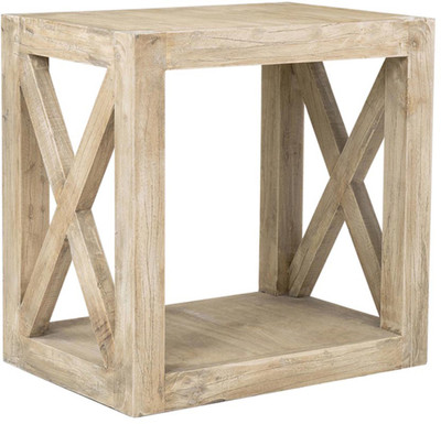 

WOOD CREATION Solid Wood Side Table(Finish Color - Teak)