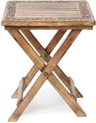 

Onlineshoppee CAC Solid Wood End Table(Finish Color - Brown)