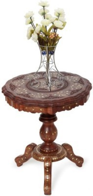

Simran Handicrafts SHROUND02 Solid Wood Side Table(Finish Color - Walnut Brown)