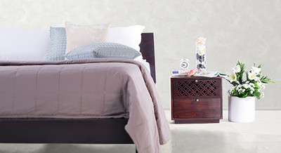 

Urban Ladder Alaca Solid Wood Bedside Table(Finish Color - Mahogany)