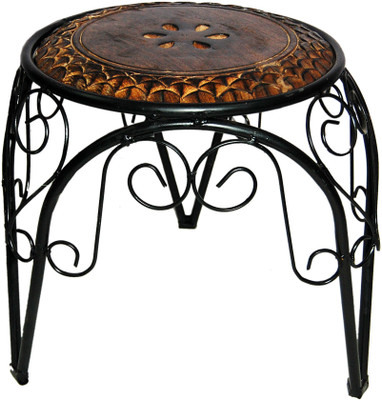 

Acme Production ap11 Metal Side Table(Finish Color - Walnut Brown)