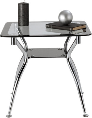 

Godrej Interio Helix Glass Corner Table(Finish Color - Silver)