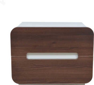 

Crystal Furnitech Scion Engineered Wood Side Table(Finish Color - White & Honey Brown)