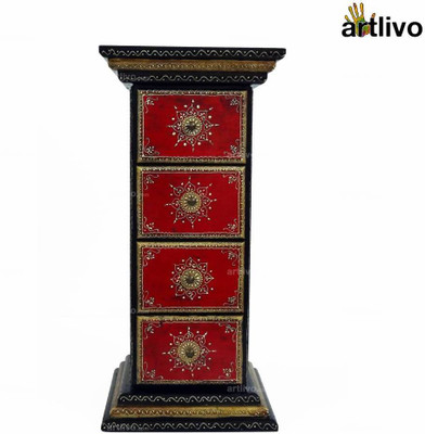 

Artlivo Solid Wood Side Table(Finish Color - Multicolor)