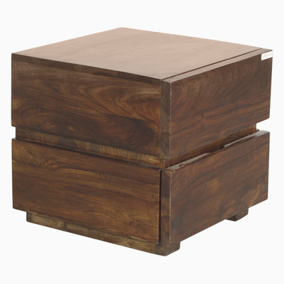 

Godrej Interio Grande Solid Wood Bedside Table(Finish Color - Drak Brown)