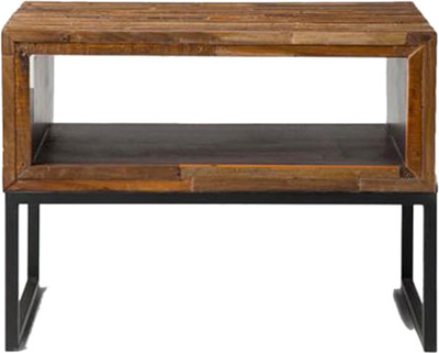 

WOOD CREATION Engineered Wood Side Table(Finish Color - Walnut)