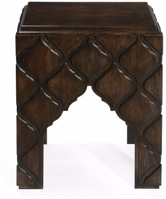 @home by Nilkamal Jharokha Solid Wood Side Table(Finish Color - Espresso)