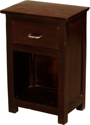 

Induscraft Solid Wood Bedside Table(Finish Color - Brown)