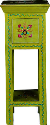 

Kingscrafts Solid Wood Side Table(Finish Color - Light Green)